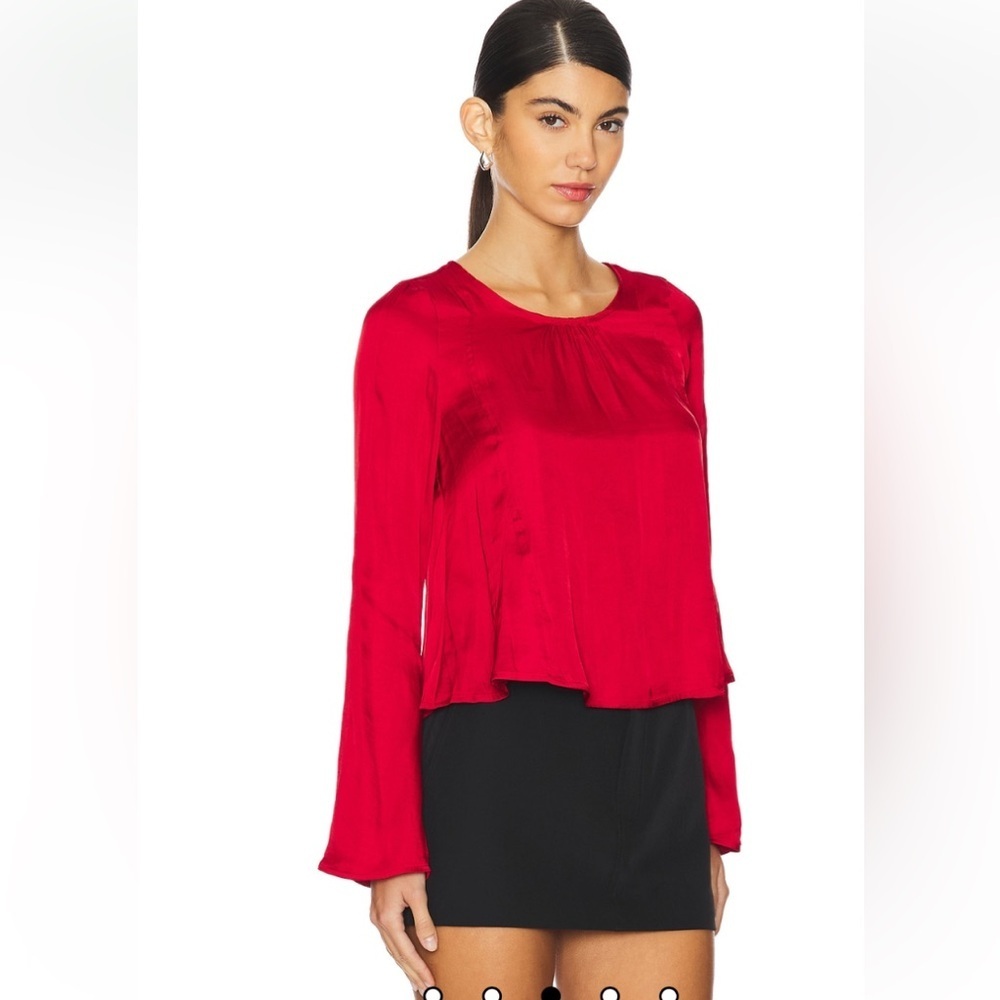 Free people Arabella Blouse in Rubies